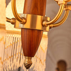 Embrara Glass Chandelier-Moonnatur