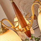 Embrara Glass Chandelier-Moonnatur