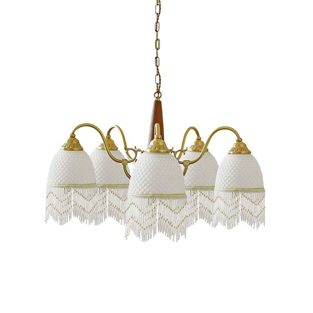Embrara Glass Chandelier-Moonnatur
