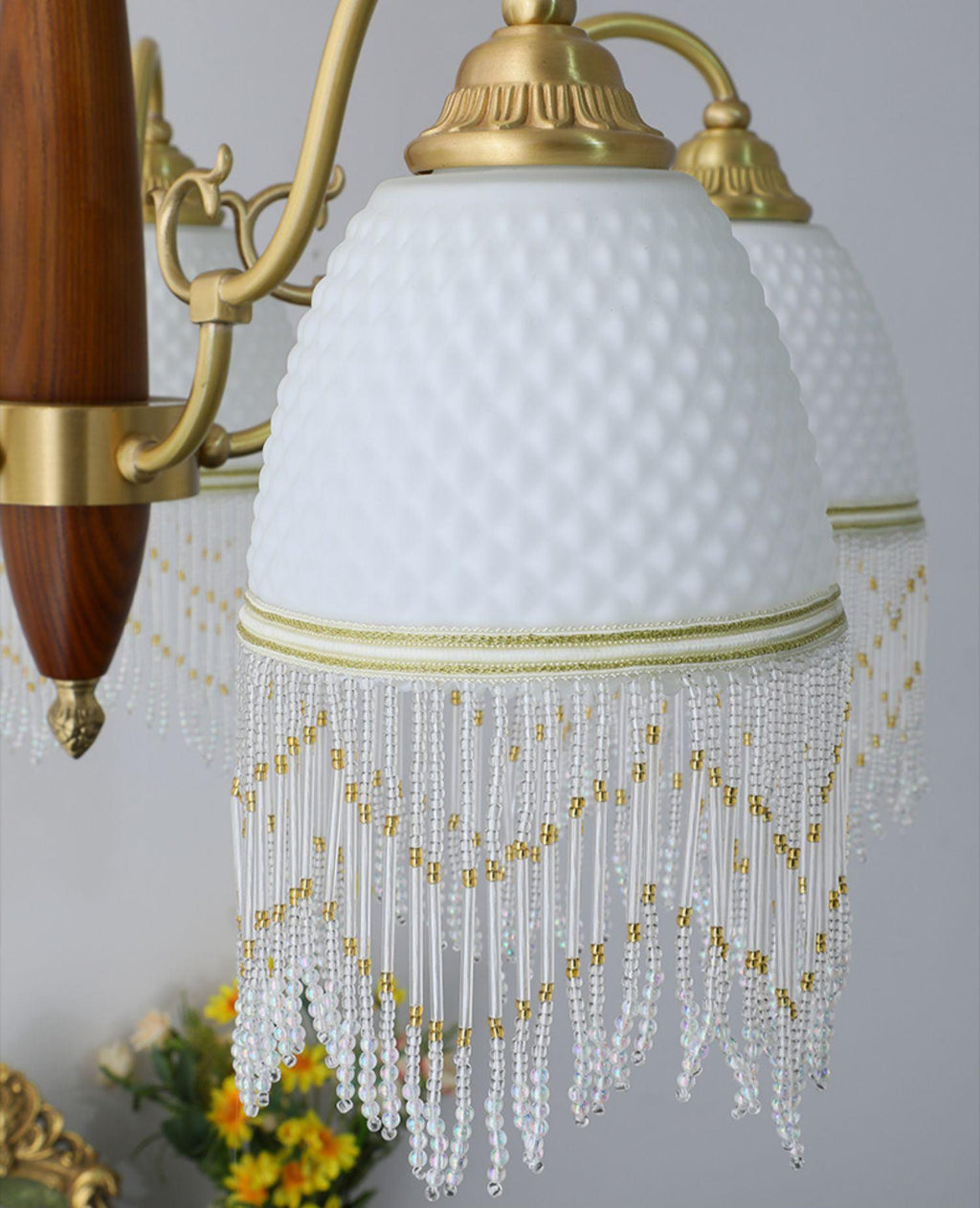 Embrara Glass Chandelier-Moonnatur