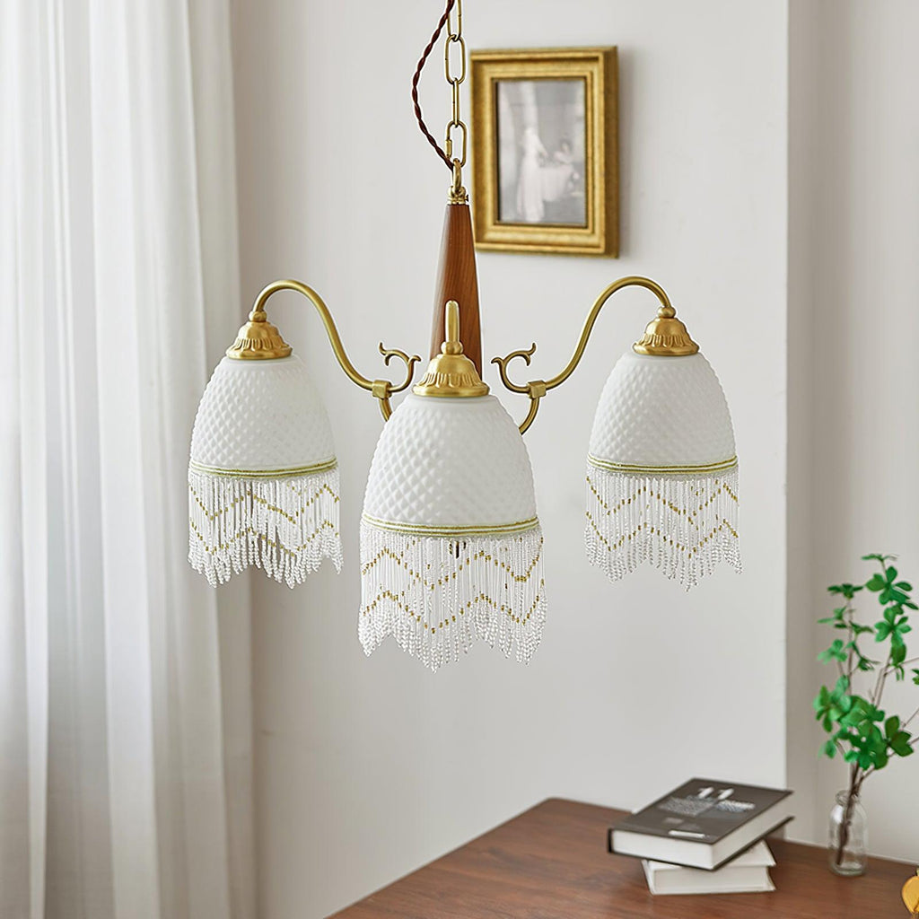 Embrara Glass Chandelier-Moonnatur