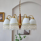 Embrara Glass Chandelier-Moonnatur