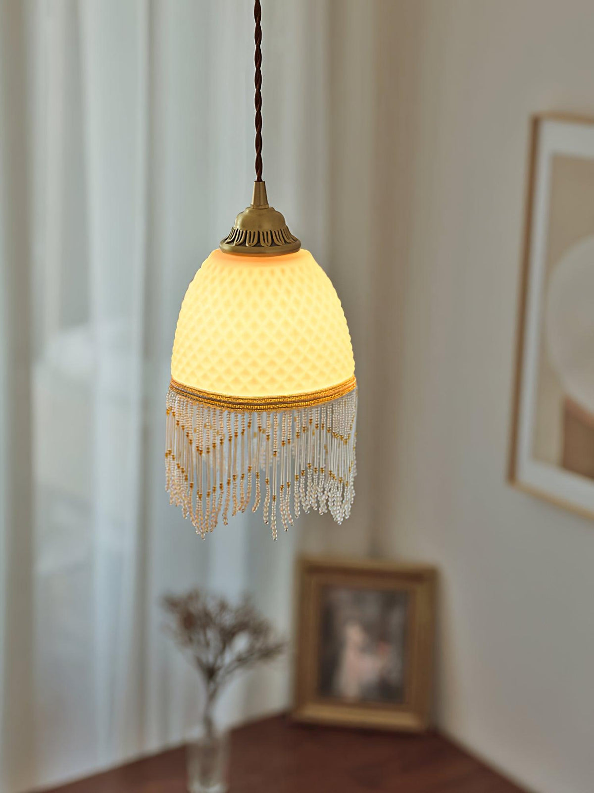 Brevencove Glass Pendant Light-Moonnatur
