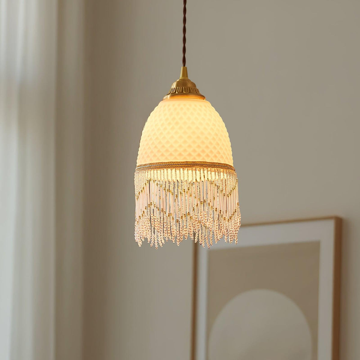 Brevencove Glass Pendant Light-Moonnatur