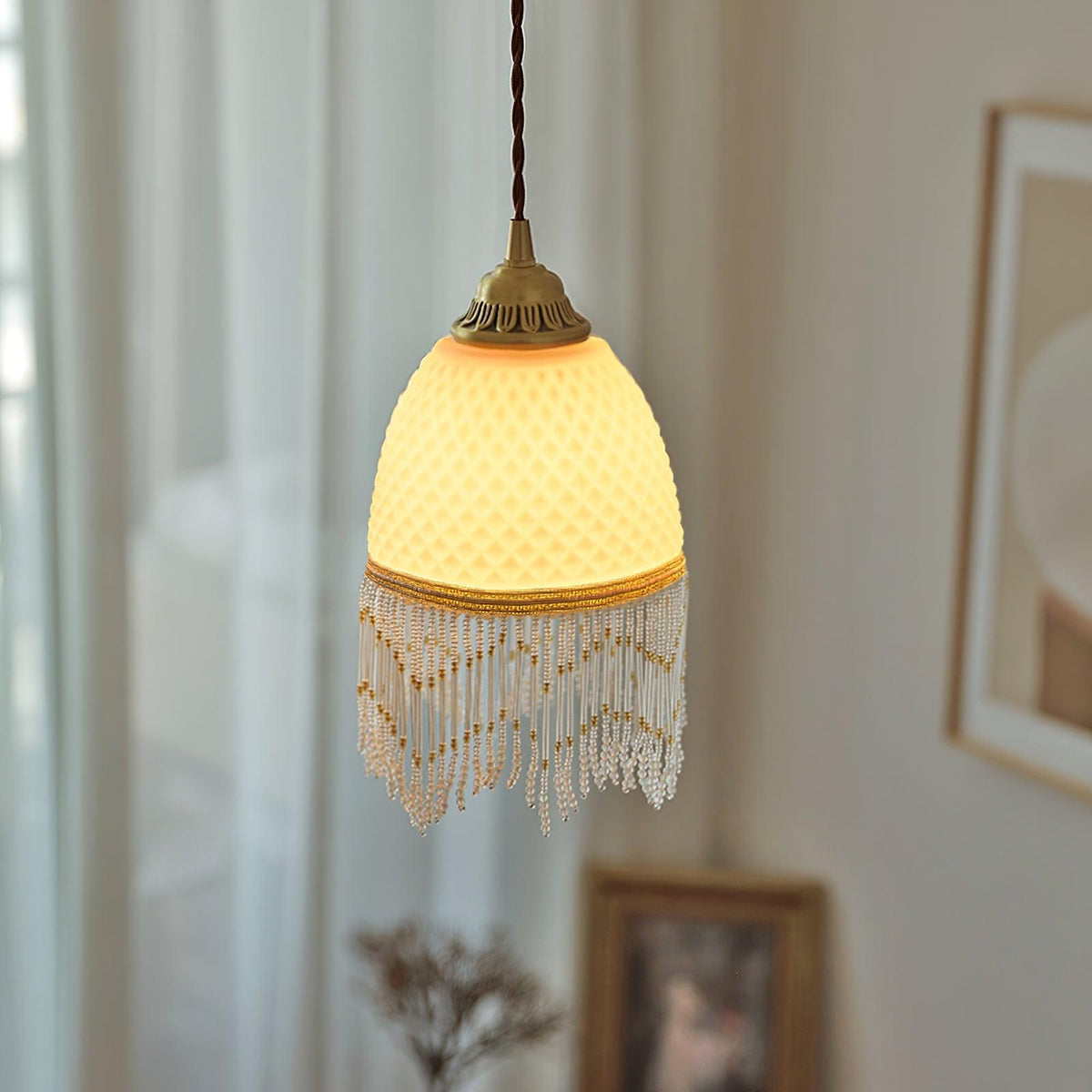 Brevencove Glass Pendant Light-Moonnatur