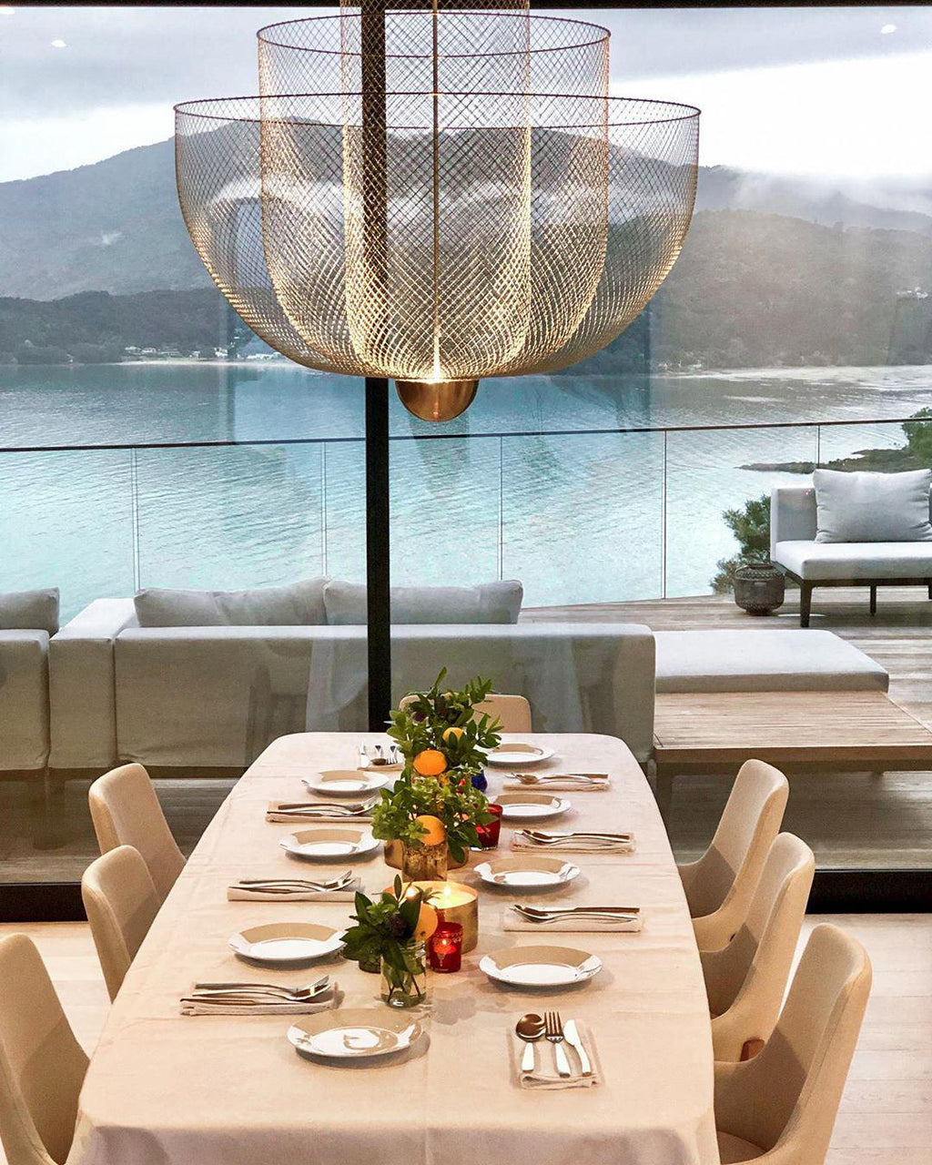 Pireven Iron Chandelier-Moonnatur