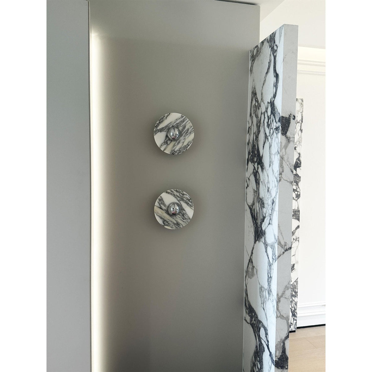Celynaria Marble Wall Light-Moonnatur