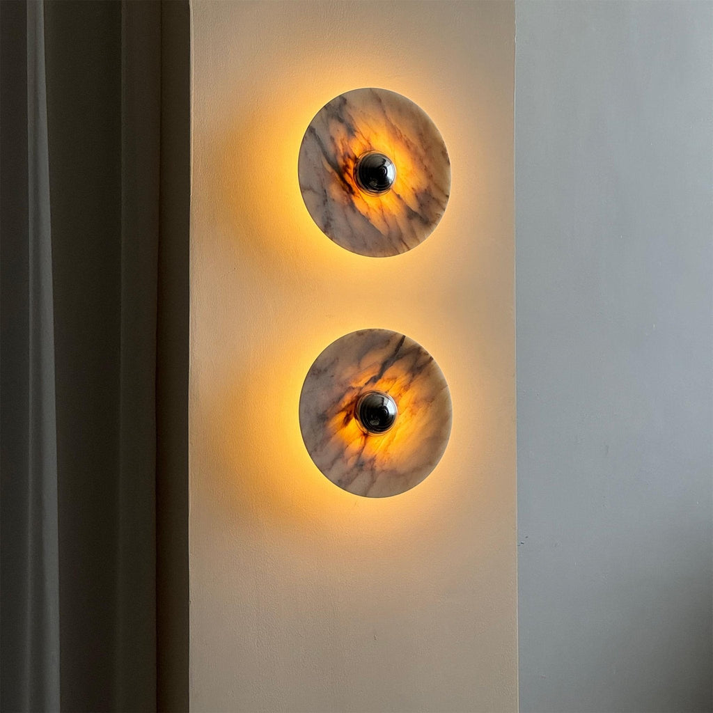 Celynaria Marble Wall Light-Moonnatur