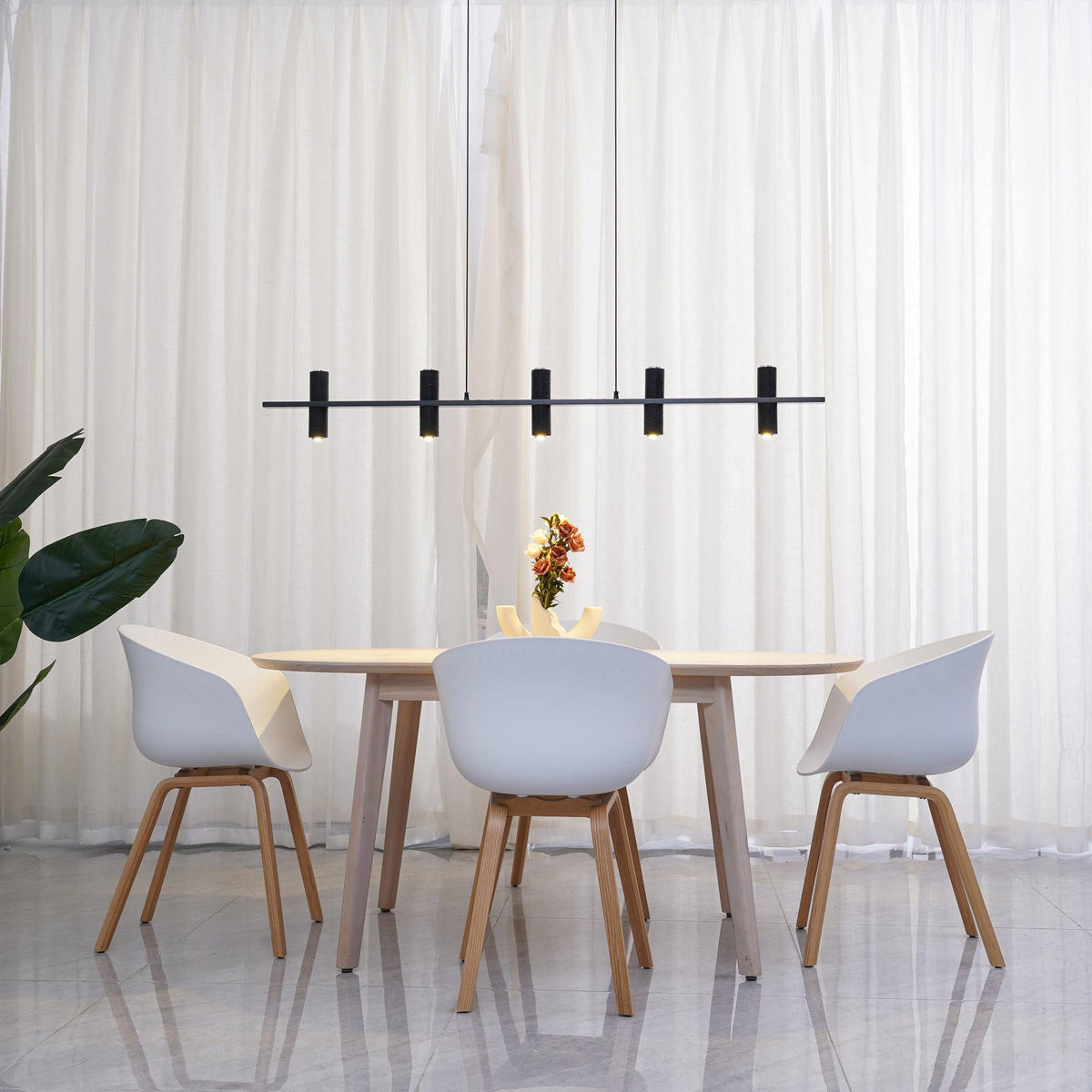 Alwynia Stone Pendant Light-Moonnatur