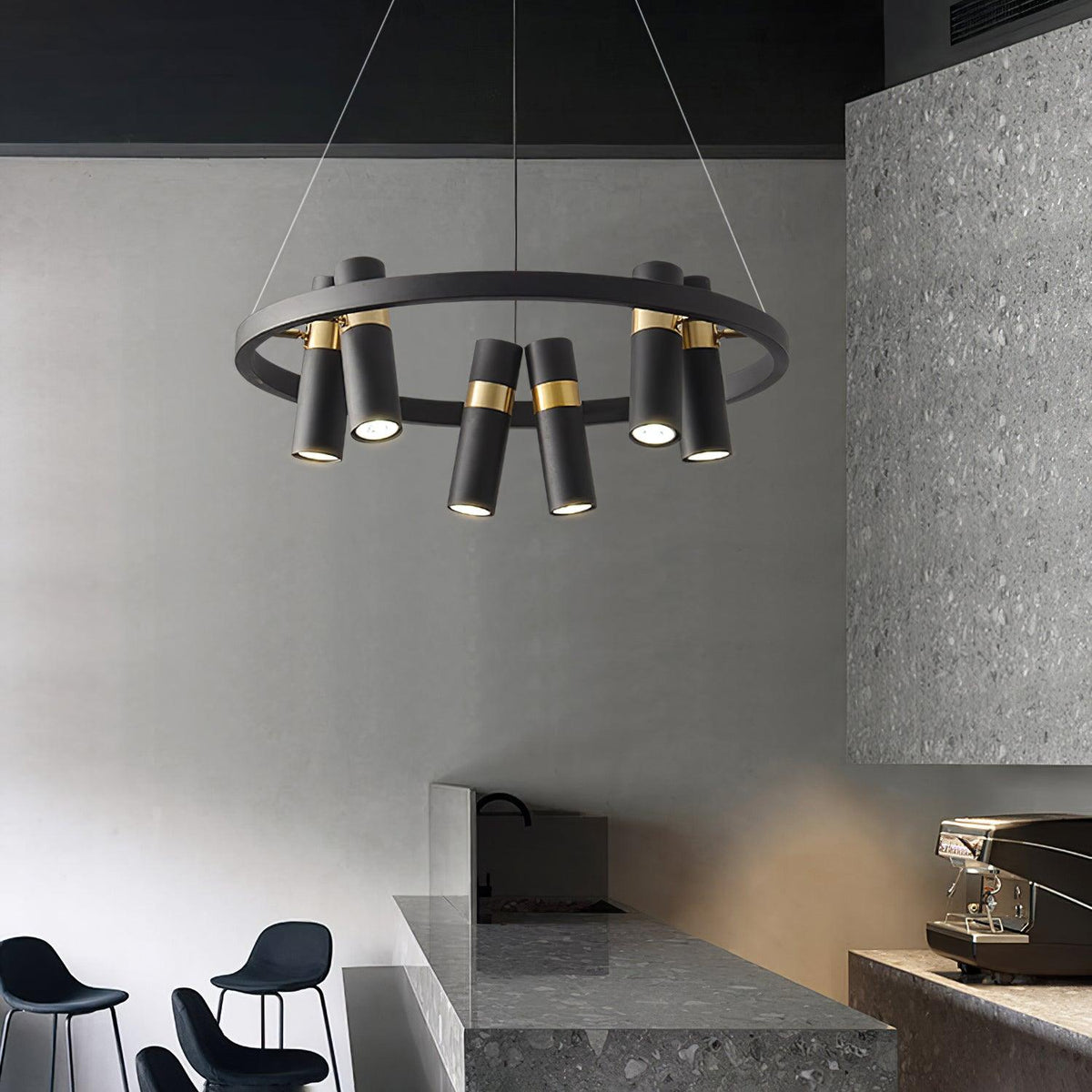 Lindenera Aluminium Chandelier-Moonnatur