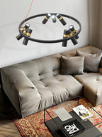 Lindenera Aluminium Chandelier-Moonnatur