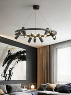 Lindenera Aluminium Chandelier-Moonnatur