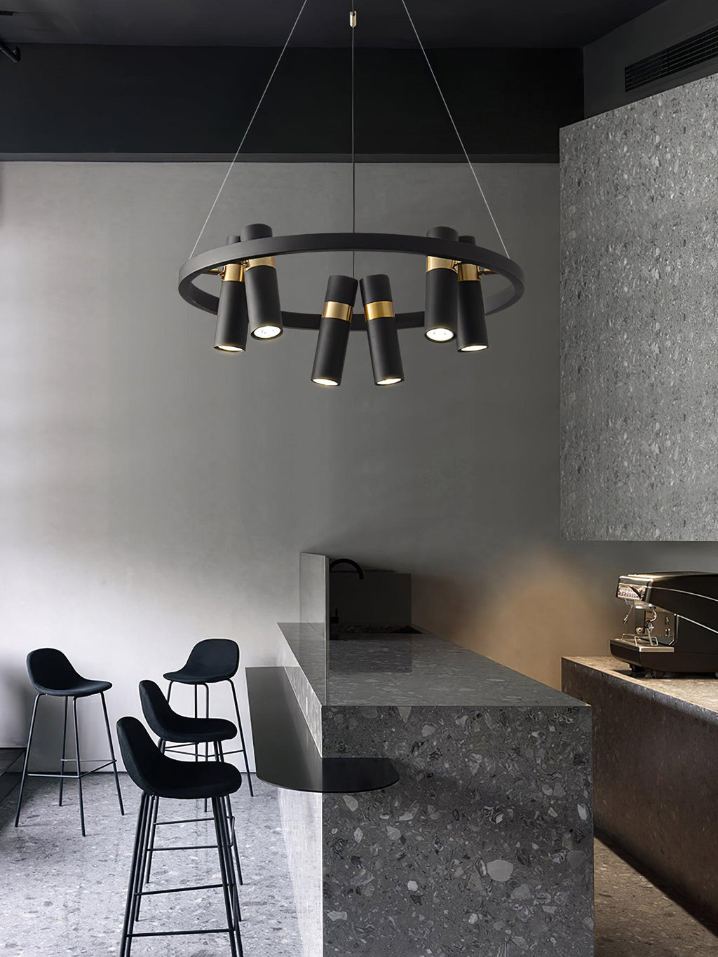 Lindenera Aluminium Chandelier-Moonnatur