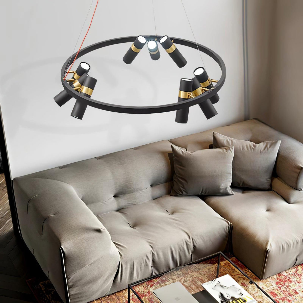 Lindenera Aluminium Chandelier-Moonnatur