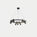 Lindenera Aluminium Chandelier-Moonnatur