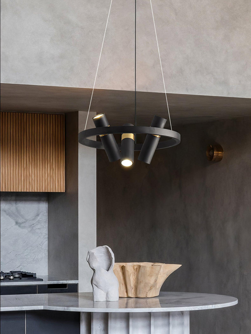 Lindenera Aluminium Chandelier-Moonnatur