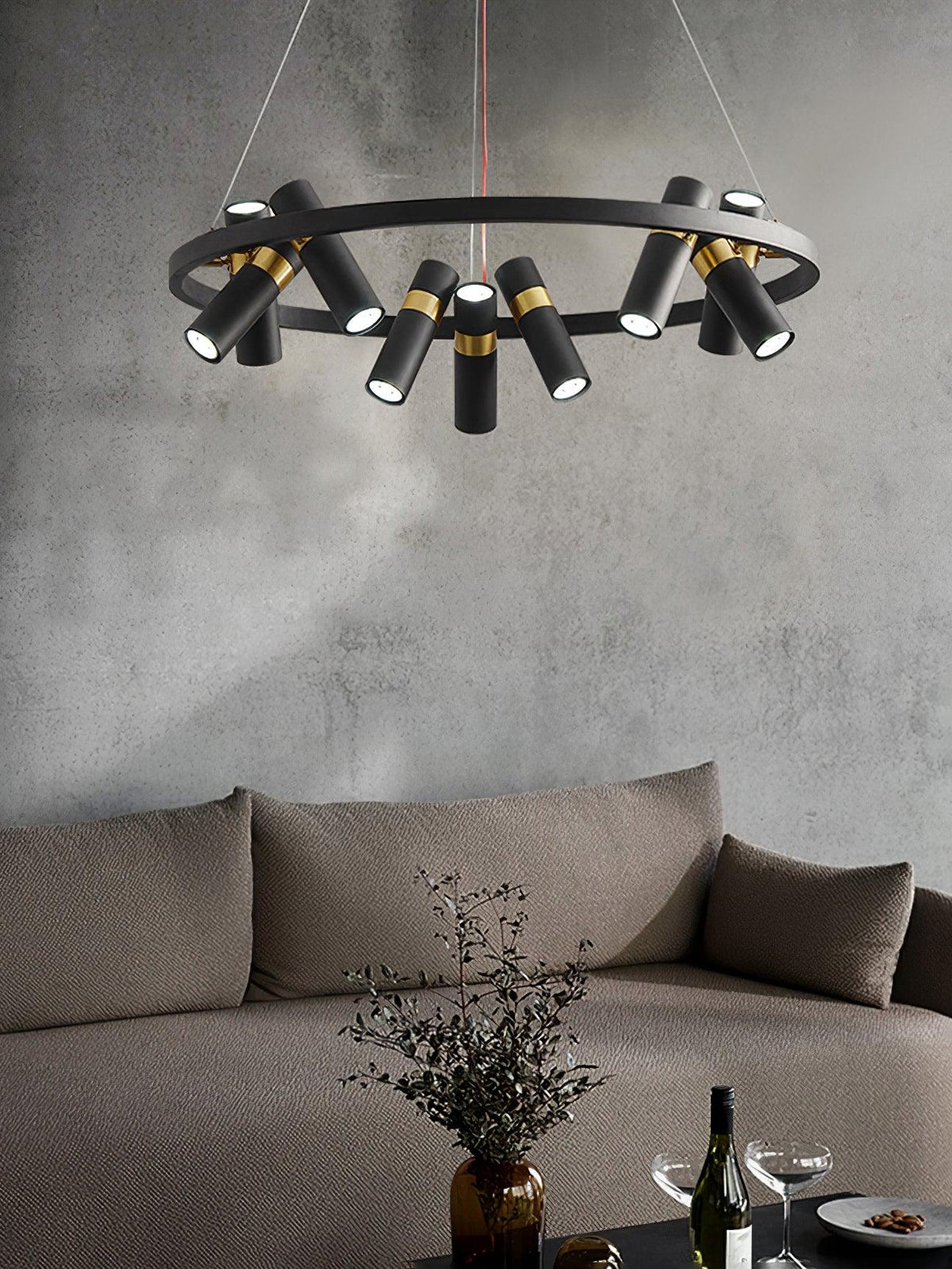 Lindenera Aluminium Chandelier-Moonnatur