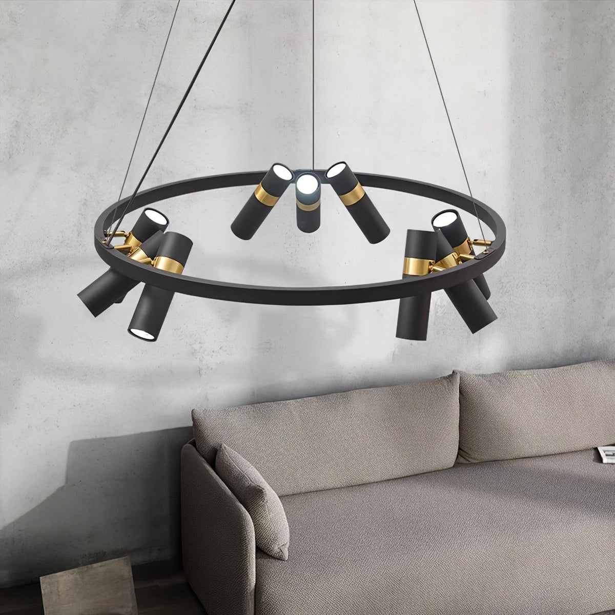 Lindenera Aluminium Chandelier-Moonnatur