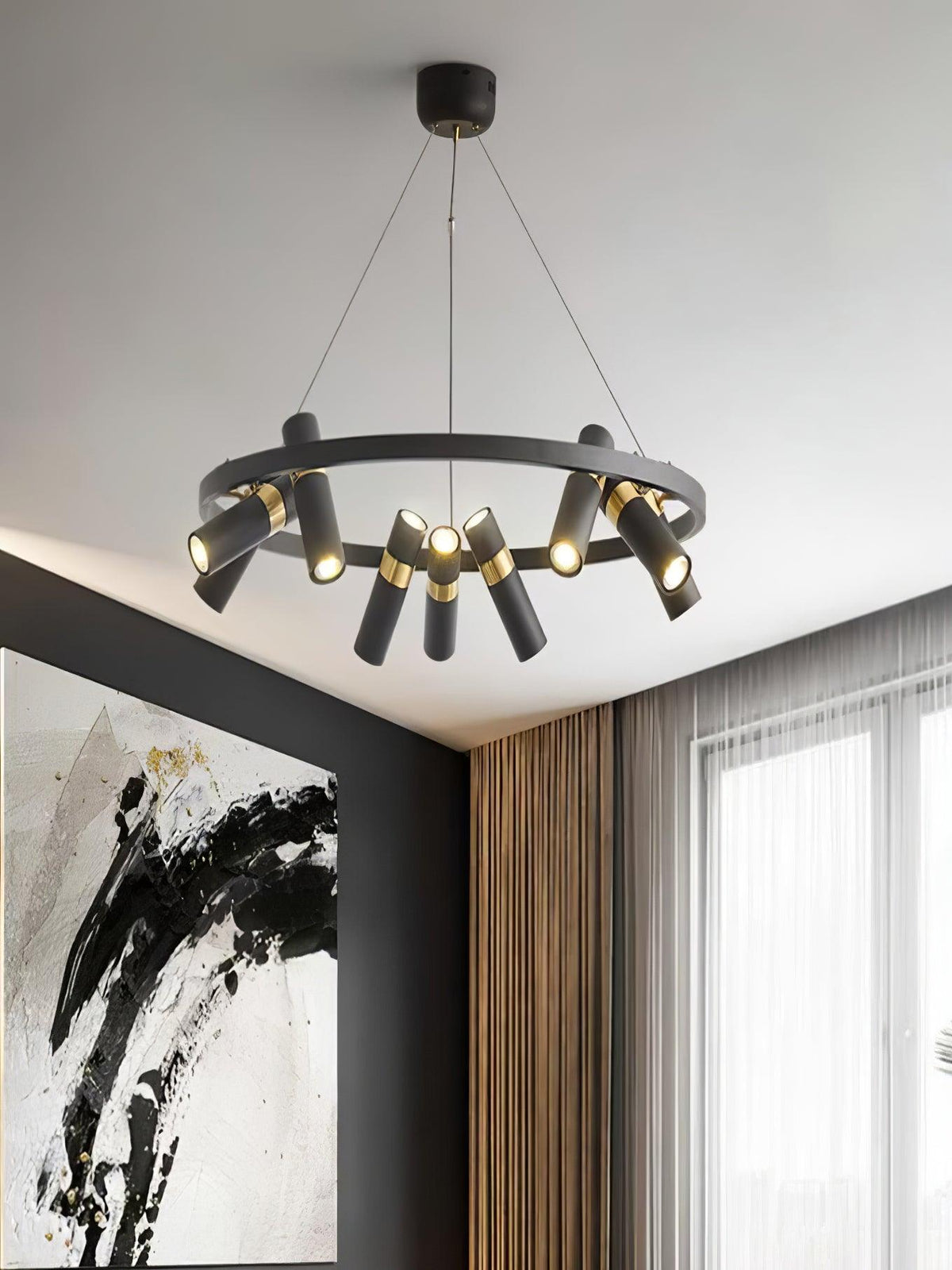Lindenera Aluminium Chandelier-Moonnatur