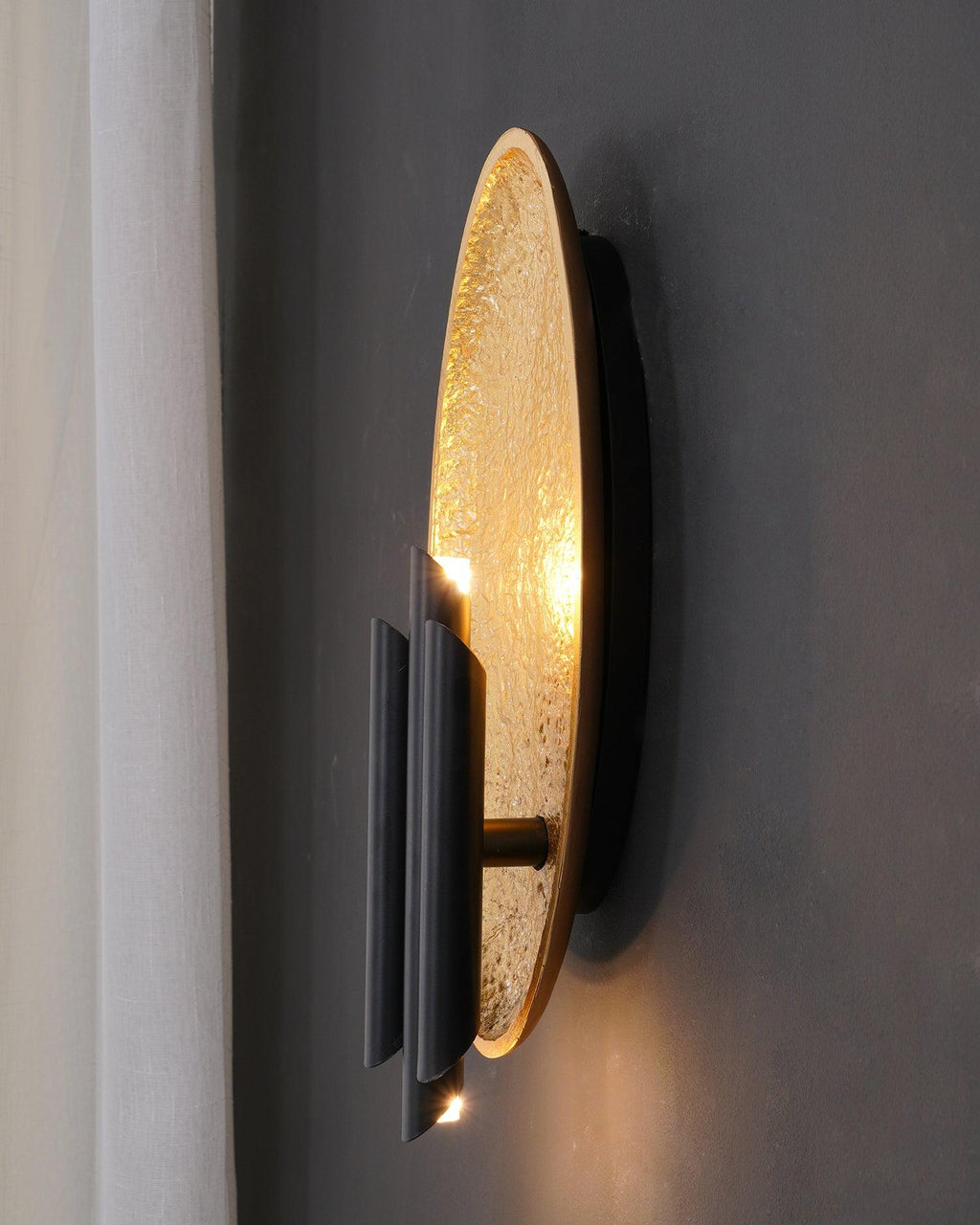 Harlara Aluminium Wall Light-Moonnatur