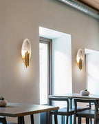 Harlara Aluminium Wall Light-Moonnatur