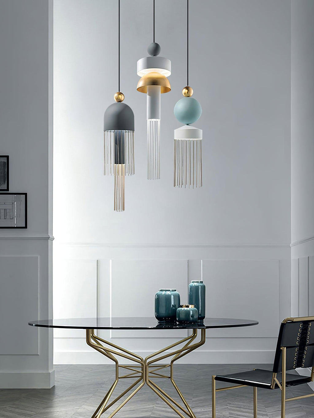 Ravelle Glass Pendant Light-Moonnatur
