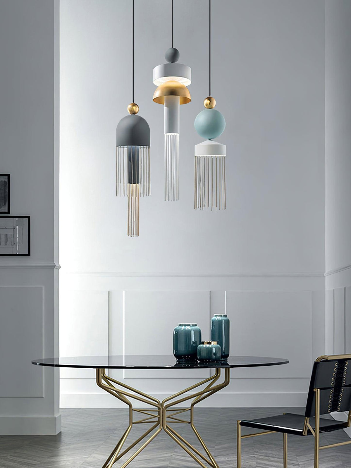 Ravelle Glass Pendant Light-Moonnatur