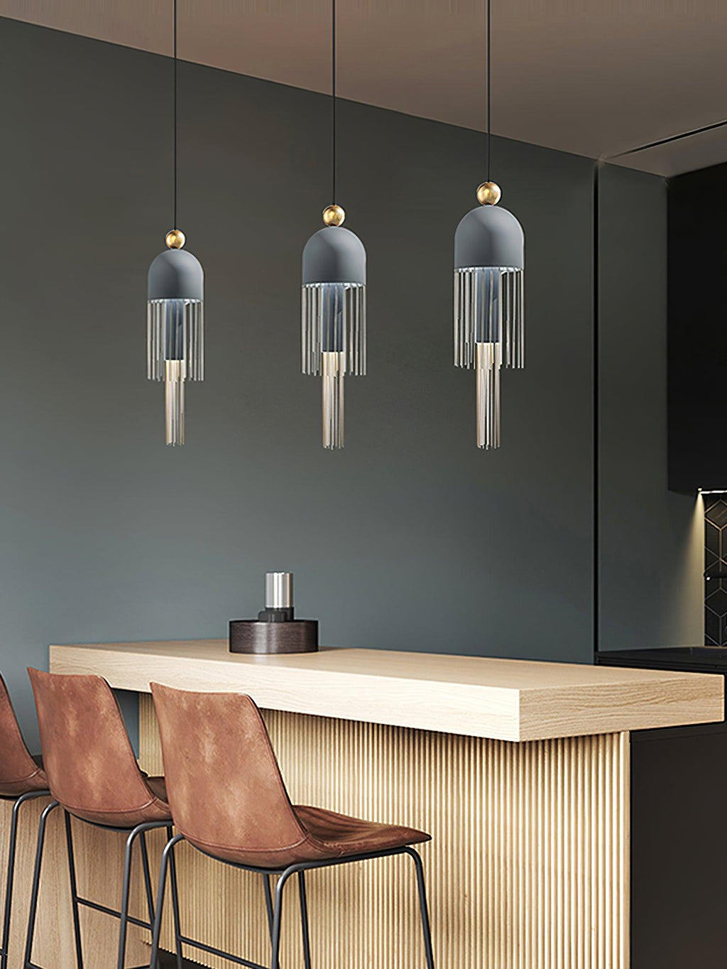 Ravelle Glass Pendant Light-Moonnatur
