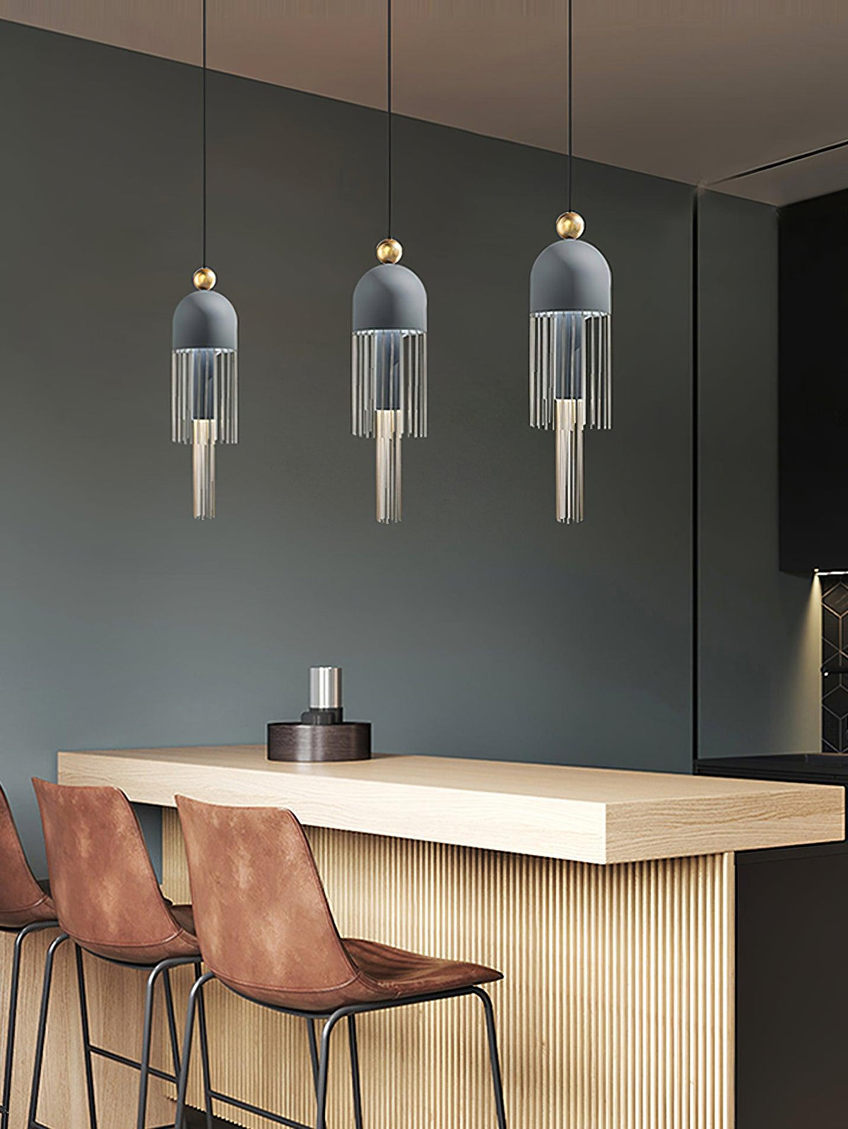 Ravelle Glass Pendant Light-Moonnatur