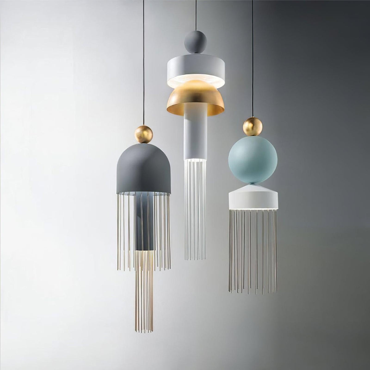Ravelle Glass Pendant Light-Moonnatur