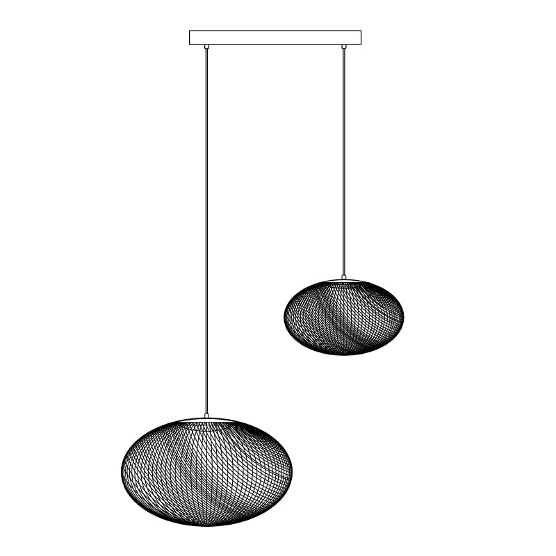 Ximora Iron Pendant Lamp-Moonnatur