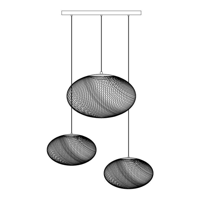 Ximora Iron Pendant Lamp-Moonnatur