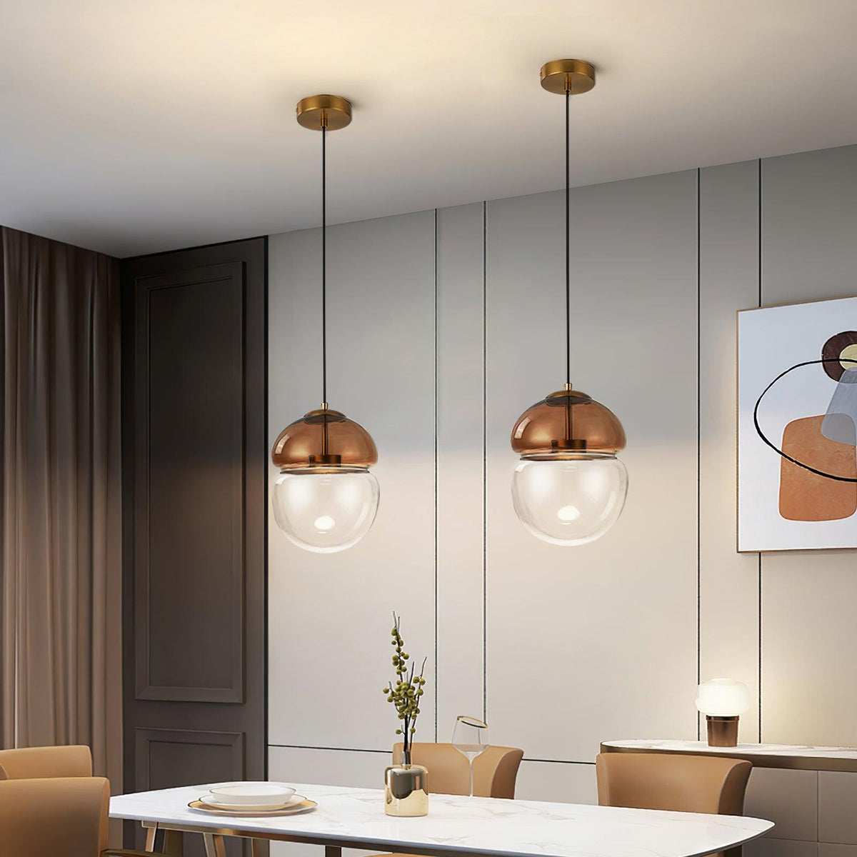 Osenis Glass Pendant Light-Moonnatur