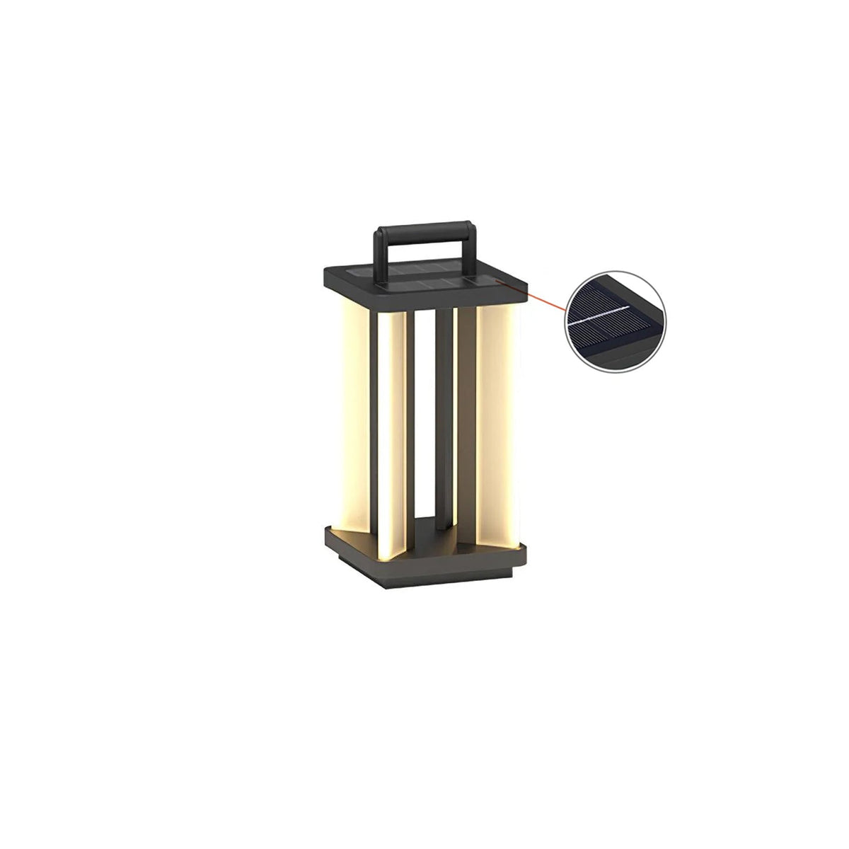 Gavrella Stainless Steel Post Light-Moonnatur