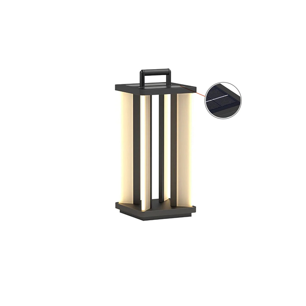 Gavrella Stainless Steel Post Light-Moonnatur