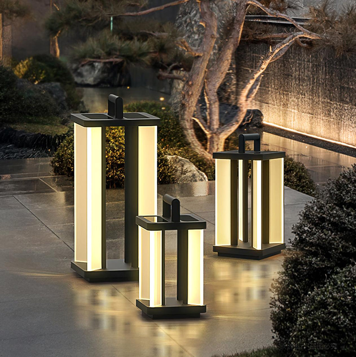 Gavrella Stainless Steel Post Light-Moonnatur