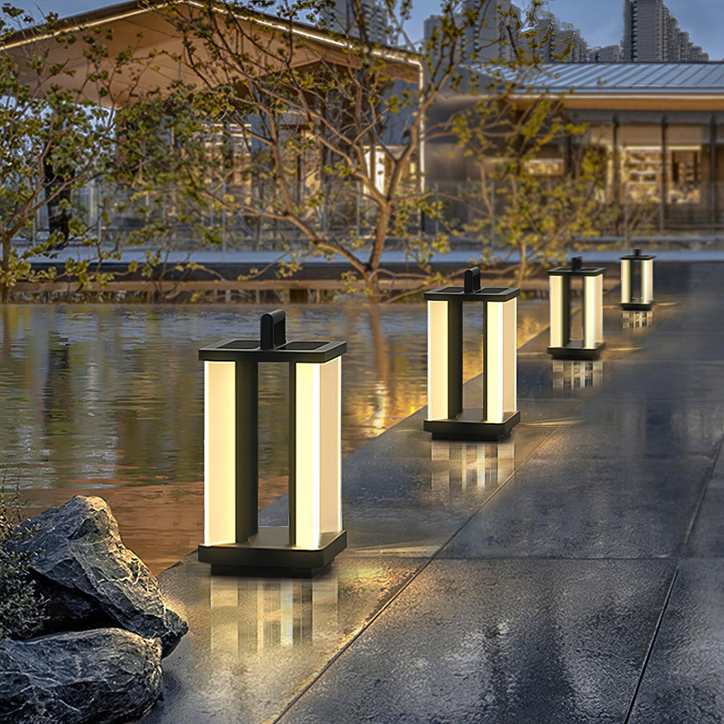 Gavrella Stainless Steel Post Light-Moonnatur
