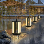 Gavrella Stainless Steel Post Light-Moonnatur