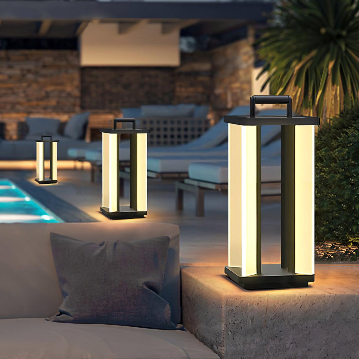 Gavrella Stainless Steel Post Light-Moonnatur