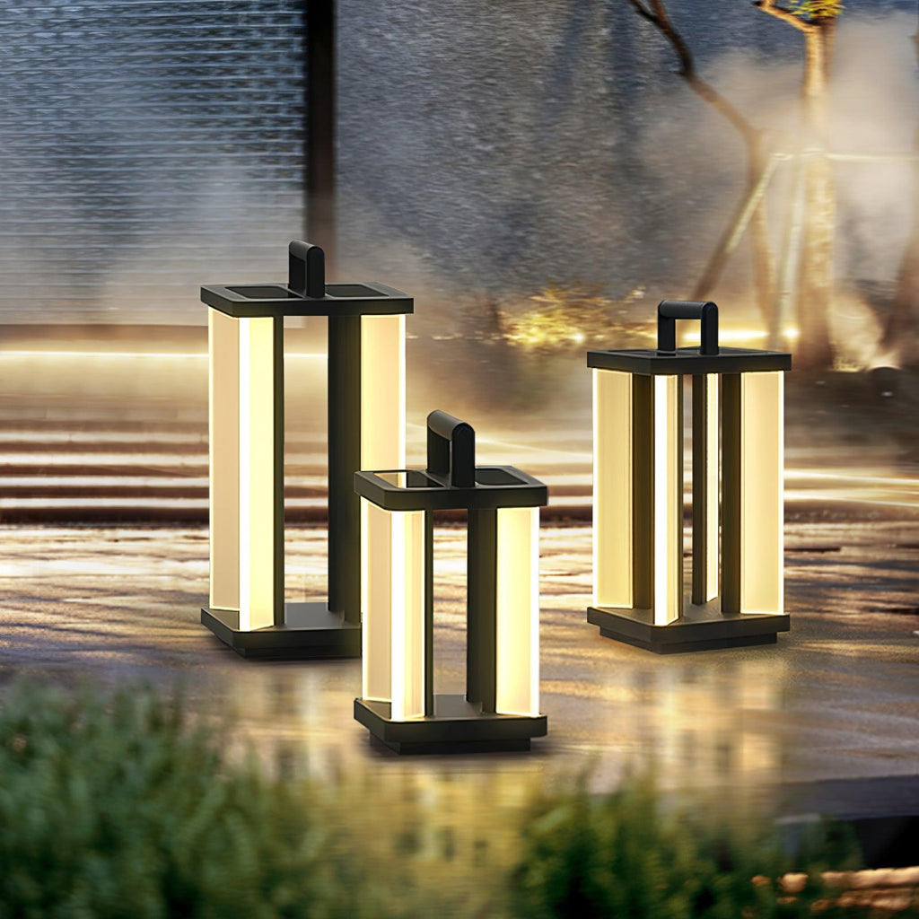 Gavrella Stainless Steel Post Light-Moonnatur