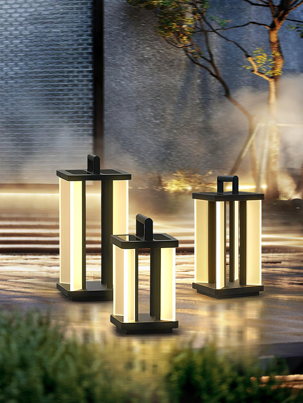 Gavrella Stainless Steel Post Light-Moonnatur