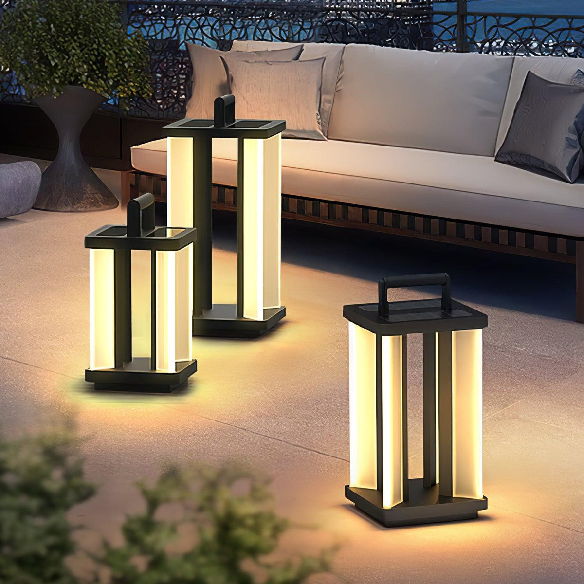 Gavrella Stainless Steel Post Light-Moonnatur