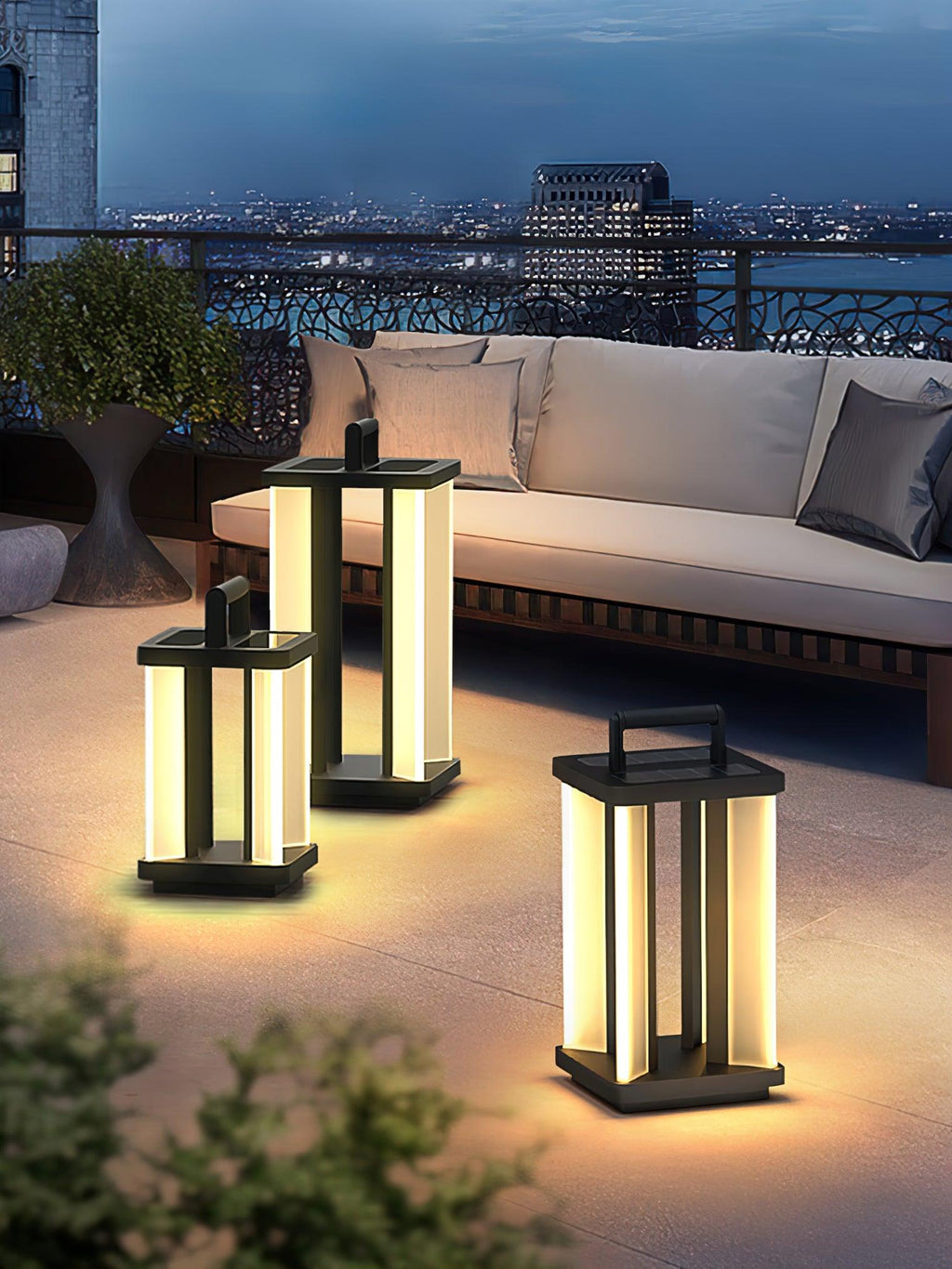 Gavrella Stainless Steel Post Light-Moonnatur