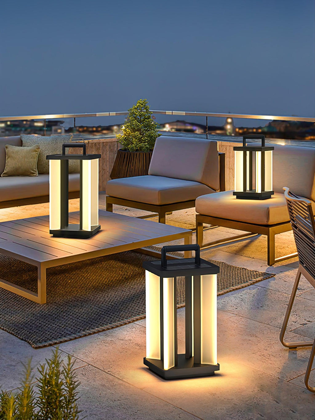 Gavrella Stainless Steel Post Light-Moonnatur
