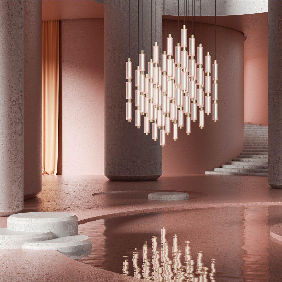 Erdeneth Acrylic Pendant Light-Moonnatur