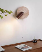 Ambelwren Travertine Wall Light-Moonnatur