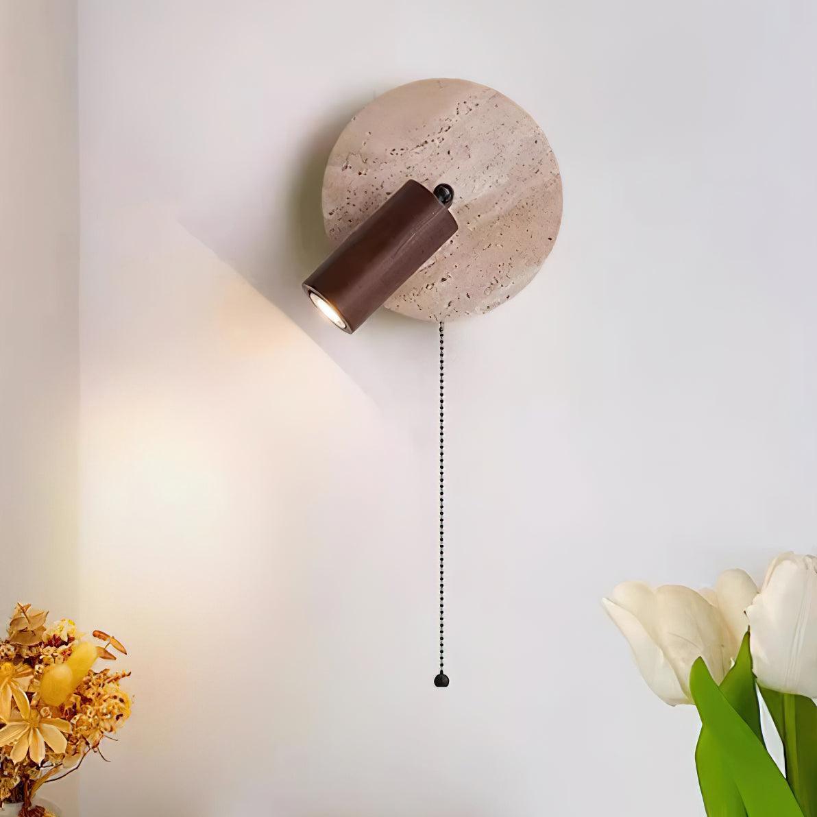 Ambelwren Travertine Wall Light-Moonnatur
