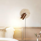Ambelwren Travertine Wall Light-Moonnatur