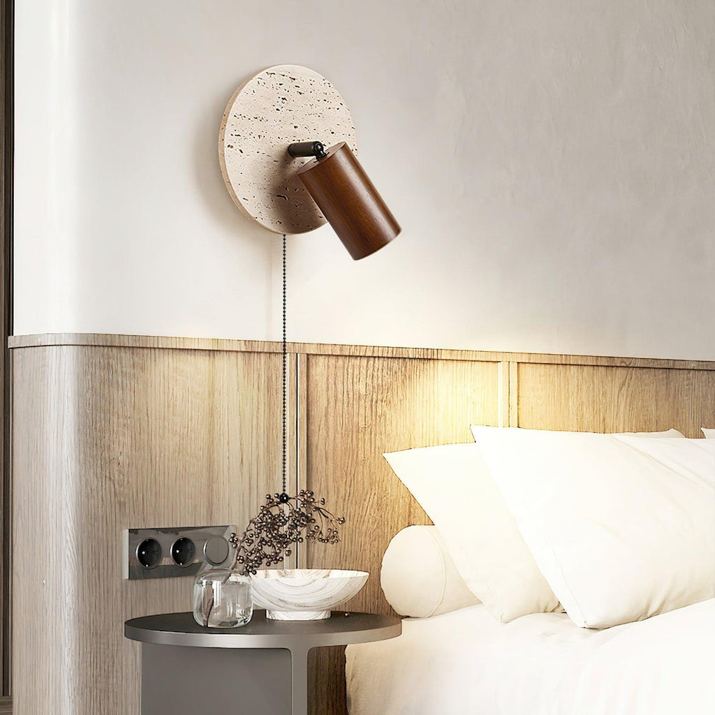 Ambelwren Travertine Wall Light-Moonnatur