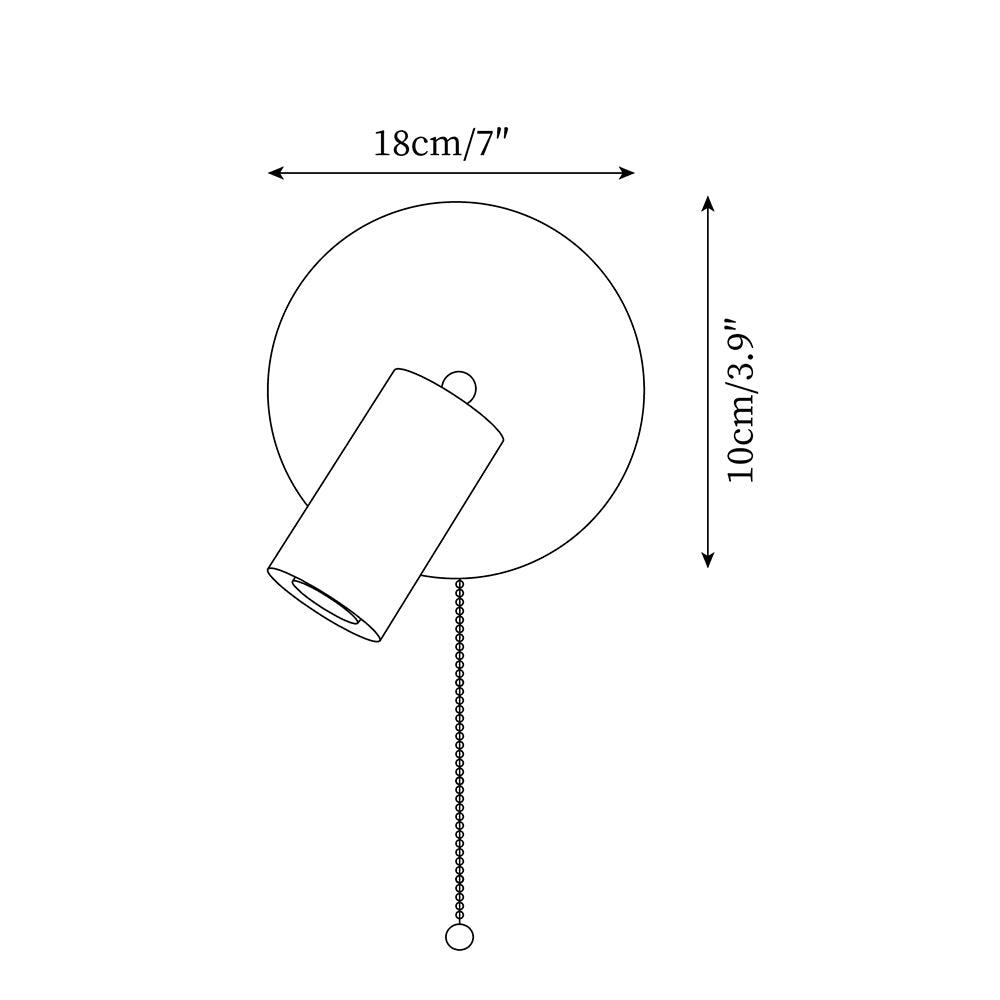 Ambelwren Travertine Wall Light-Moonnatur